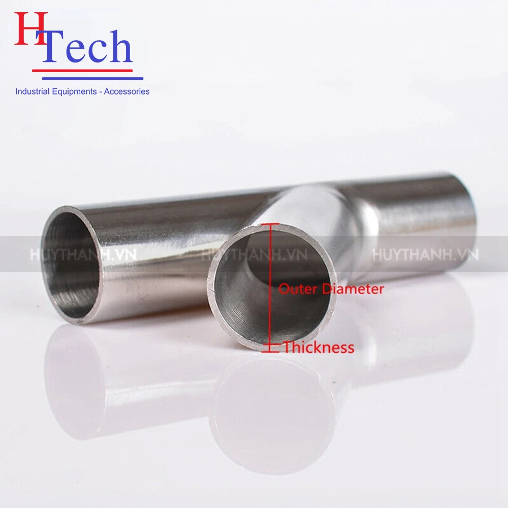 Y Thẳng Hàn 89x2mm Vi Sinh Inox 304/316L Chuẩn SMS